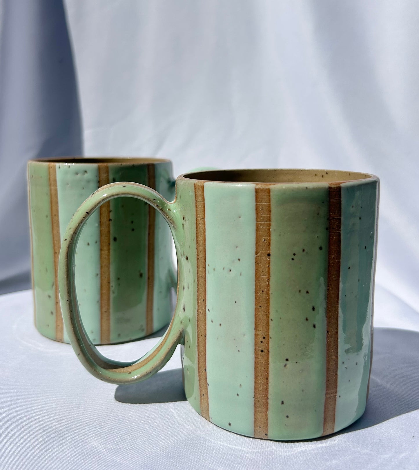 Speckled Striped Mug