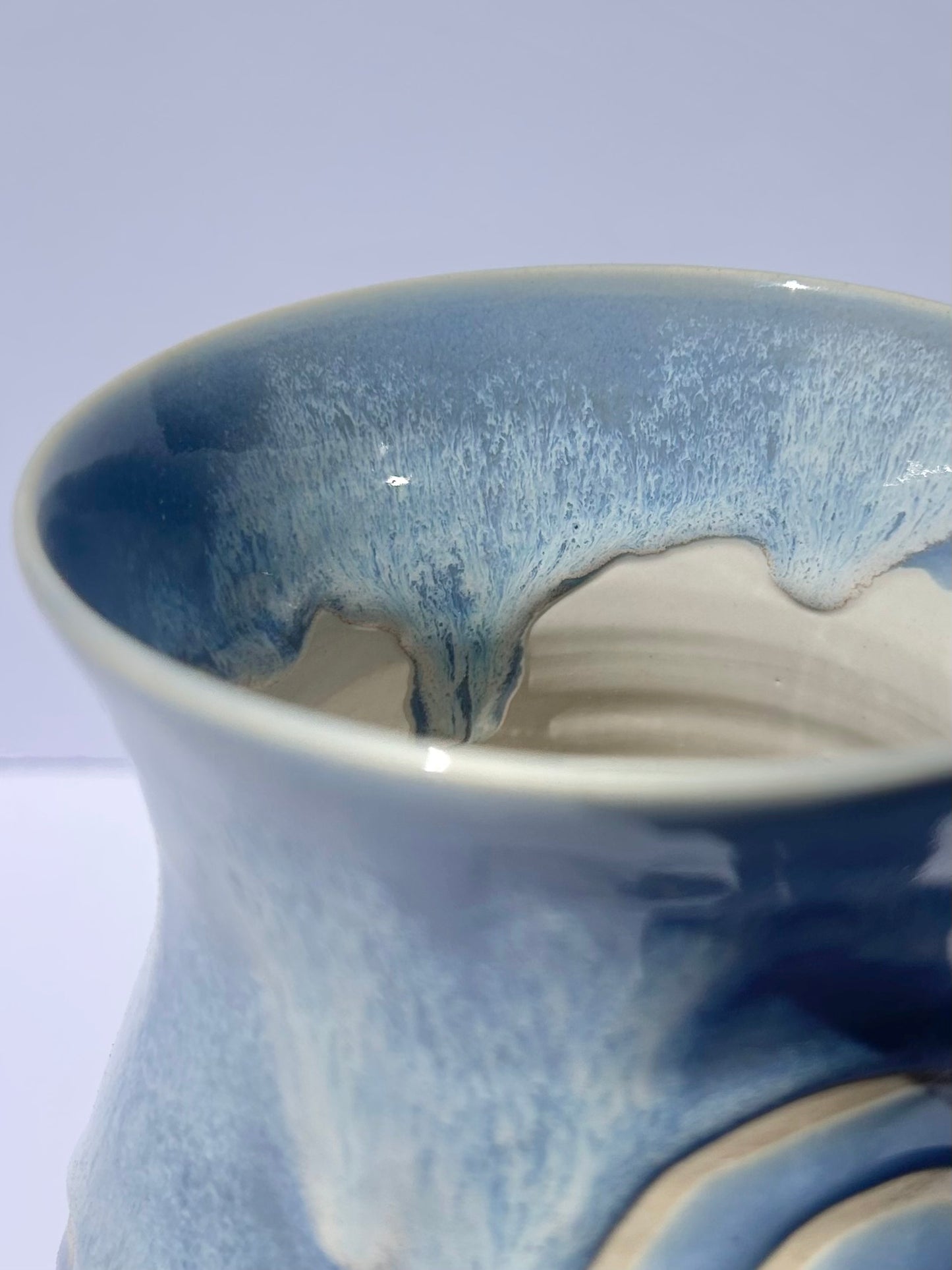 Periwinkle Wave Vase