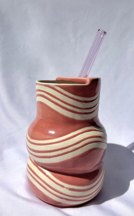 Mauve Bubble Tumbler