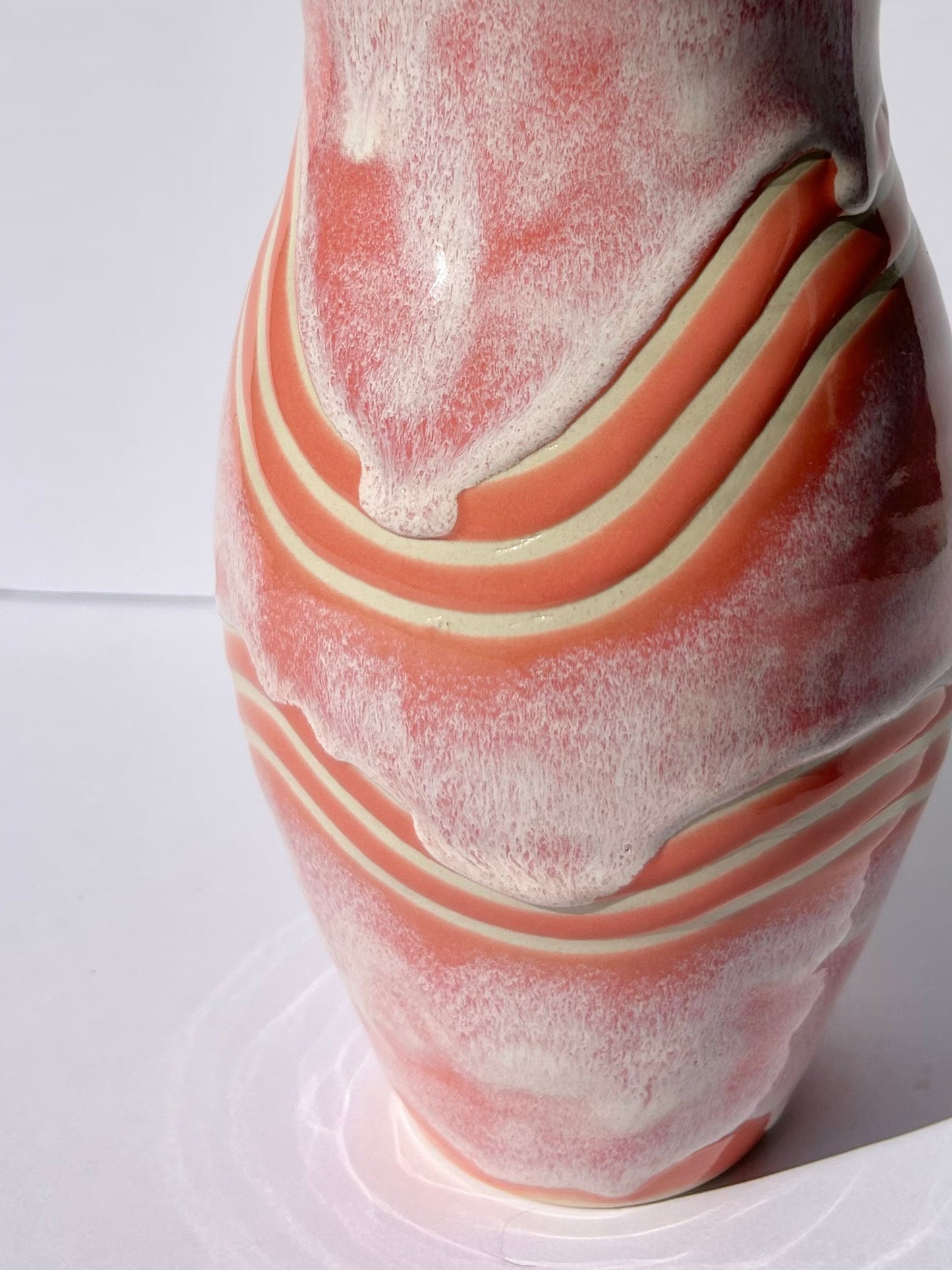 Pink Wave Vase