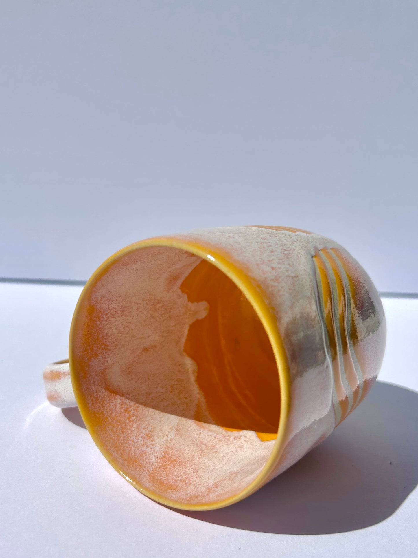 Orange Wave Mug #2