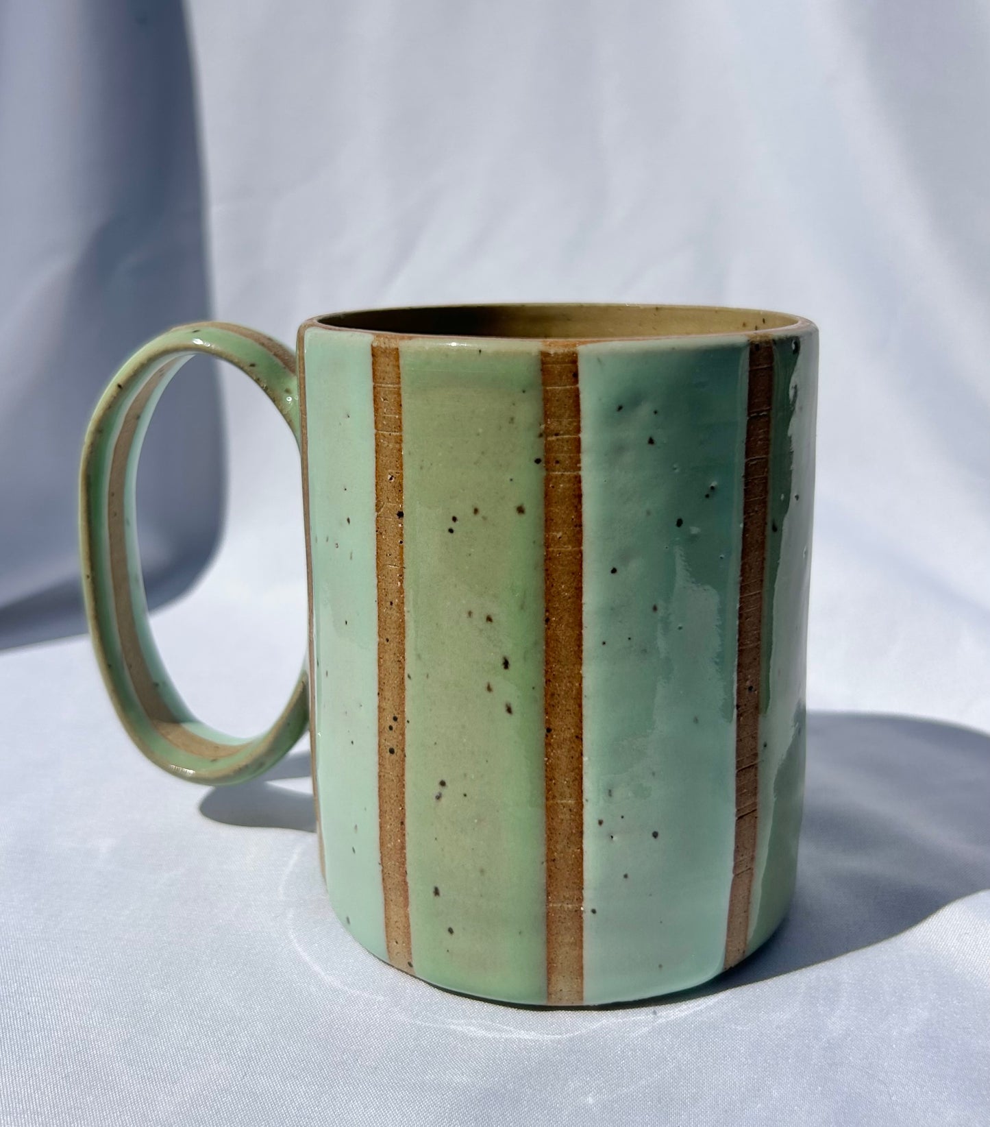 Speckled Striped Mug