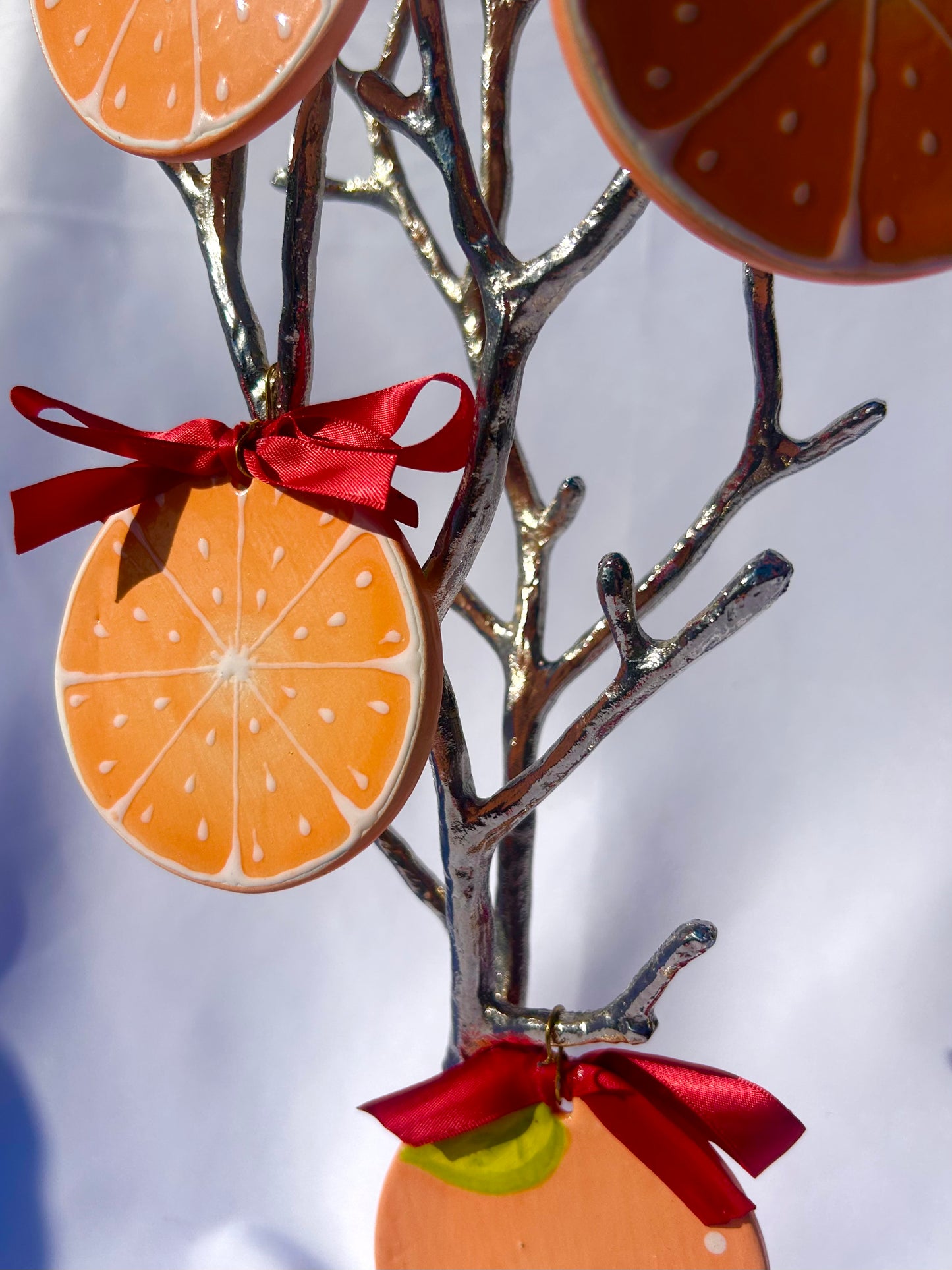 Orange Slice Ornaments