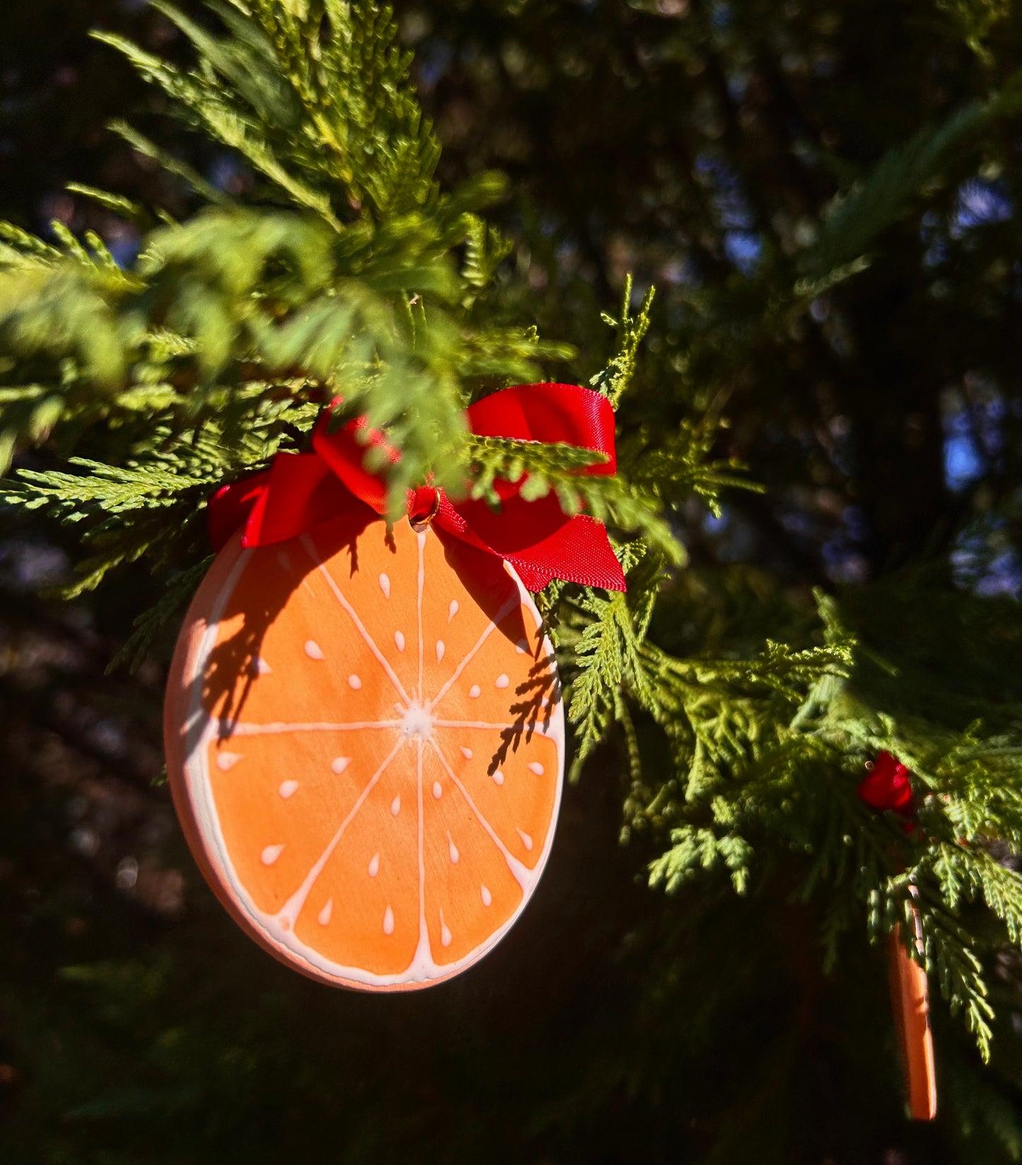 Orange Slice Ornaments