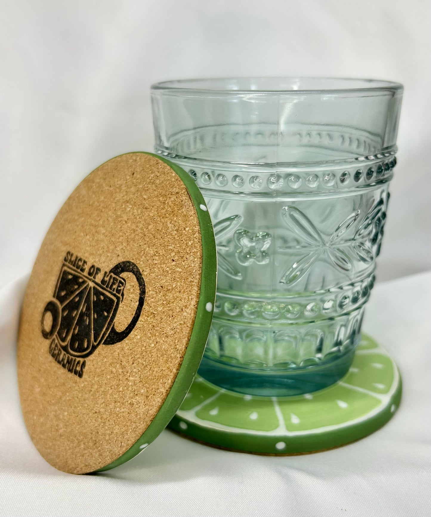 Lime Slice Coasters