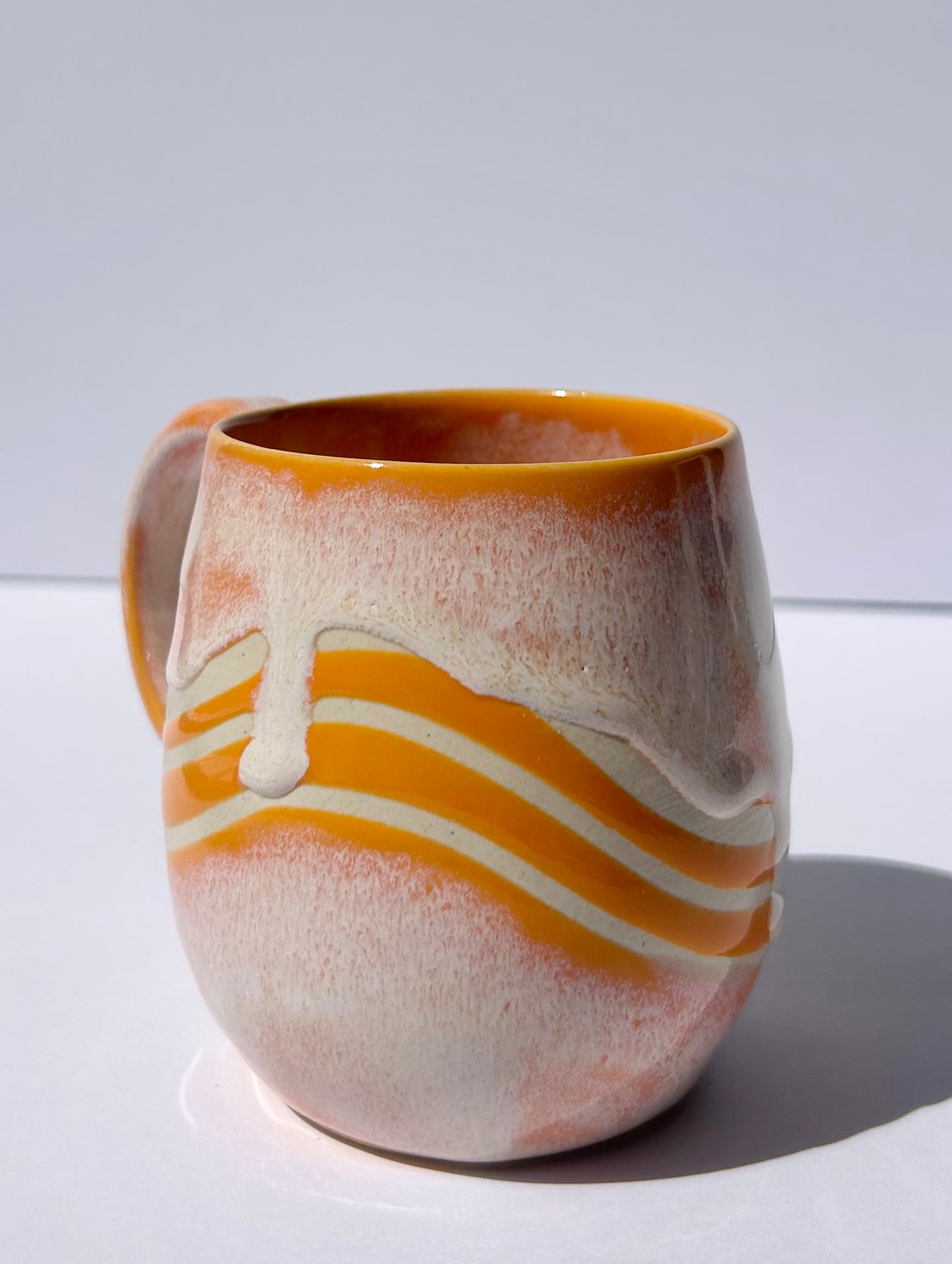 Orange Wave Mug #1