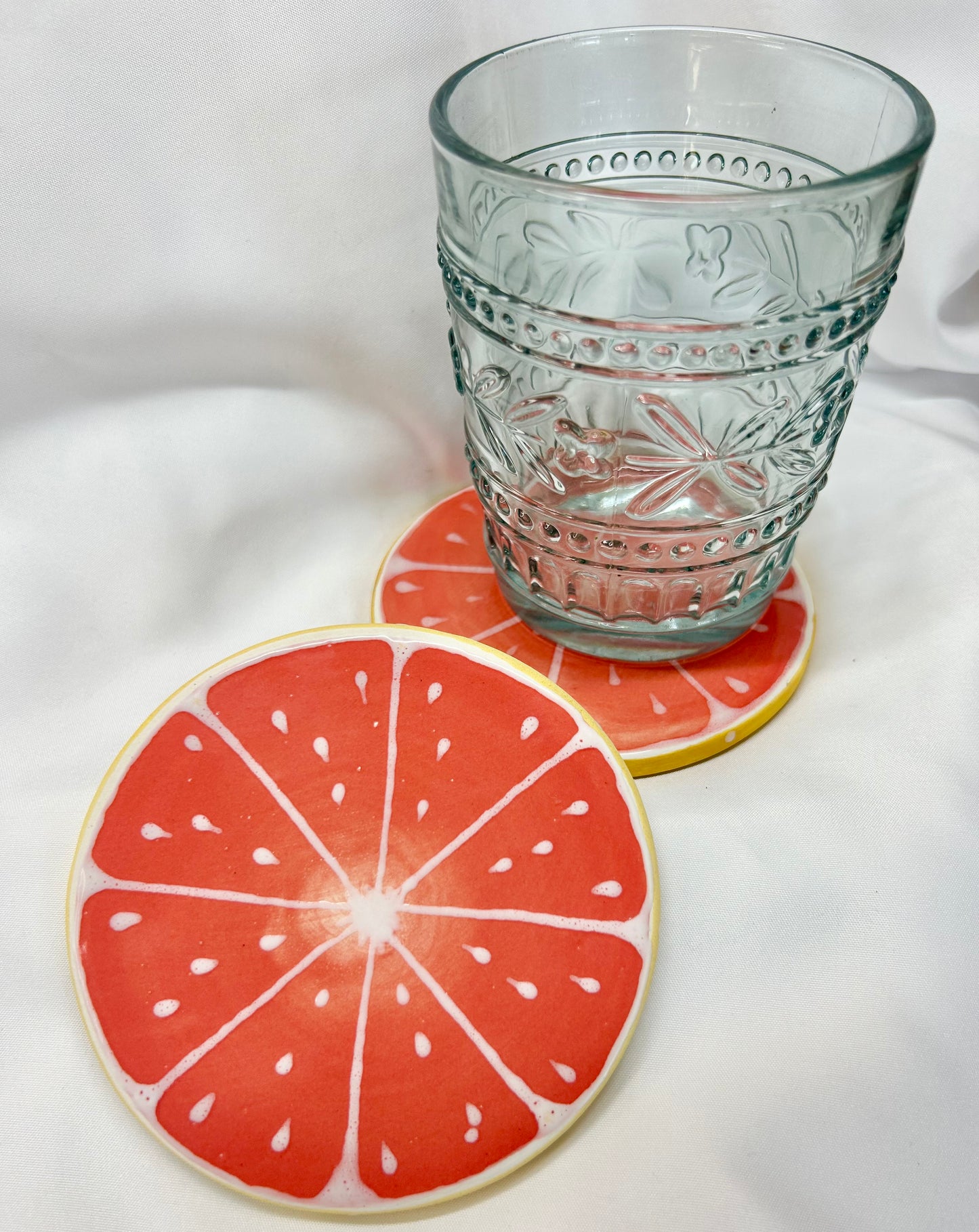 Grapefruit Slice Coasters