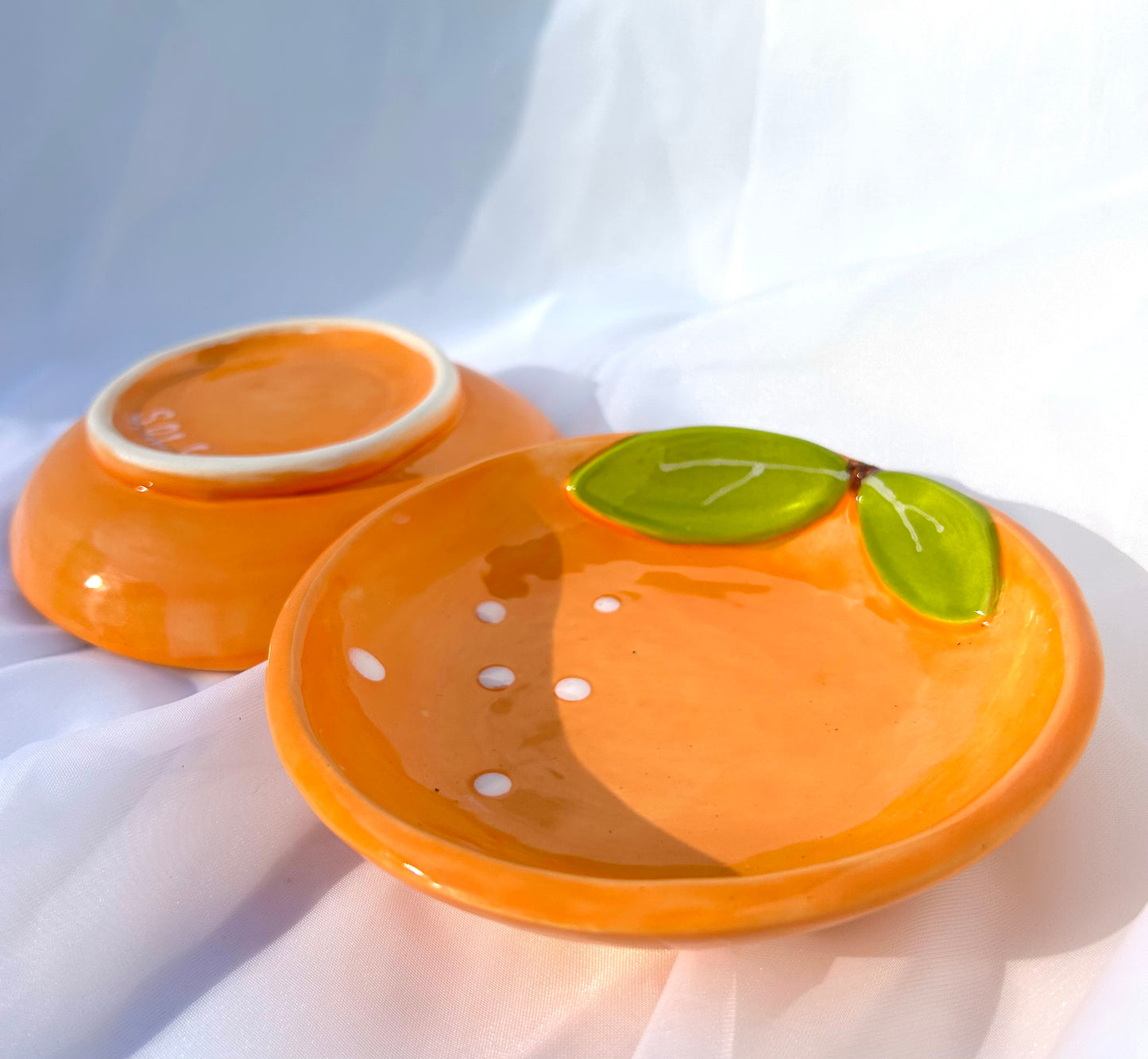 Tangerine Trinket Dish