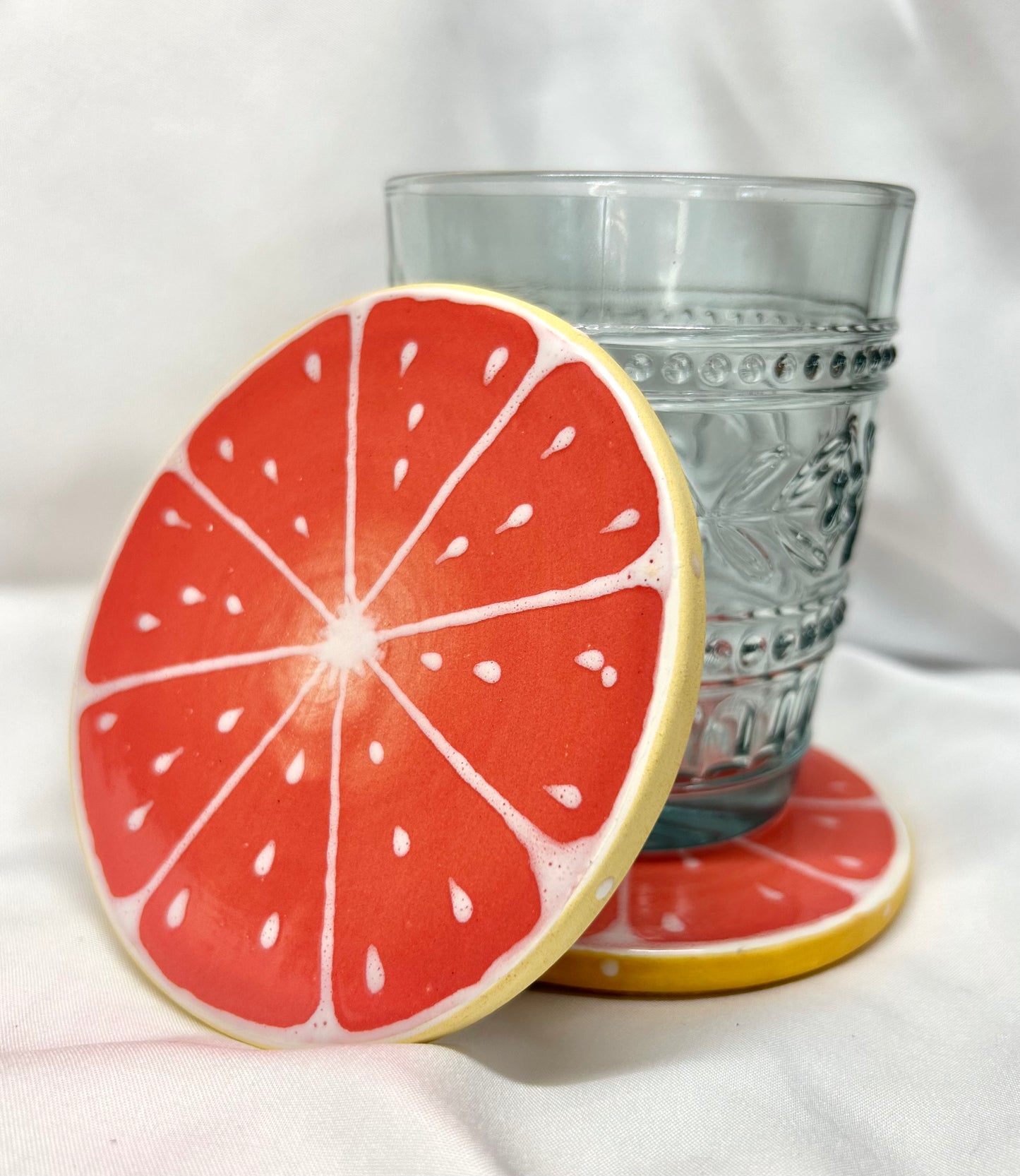 Grapefruit Slice Coasters