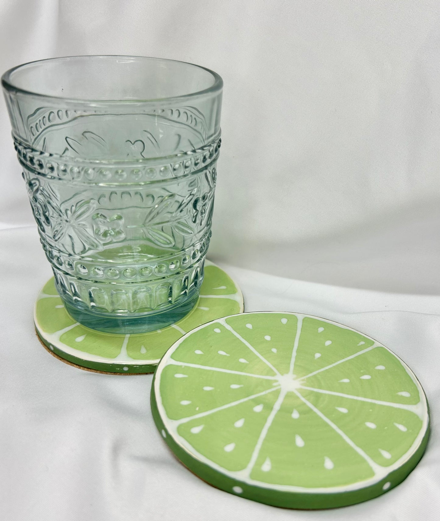 Lime Slice Coasters