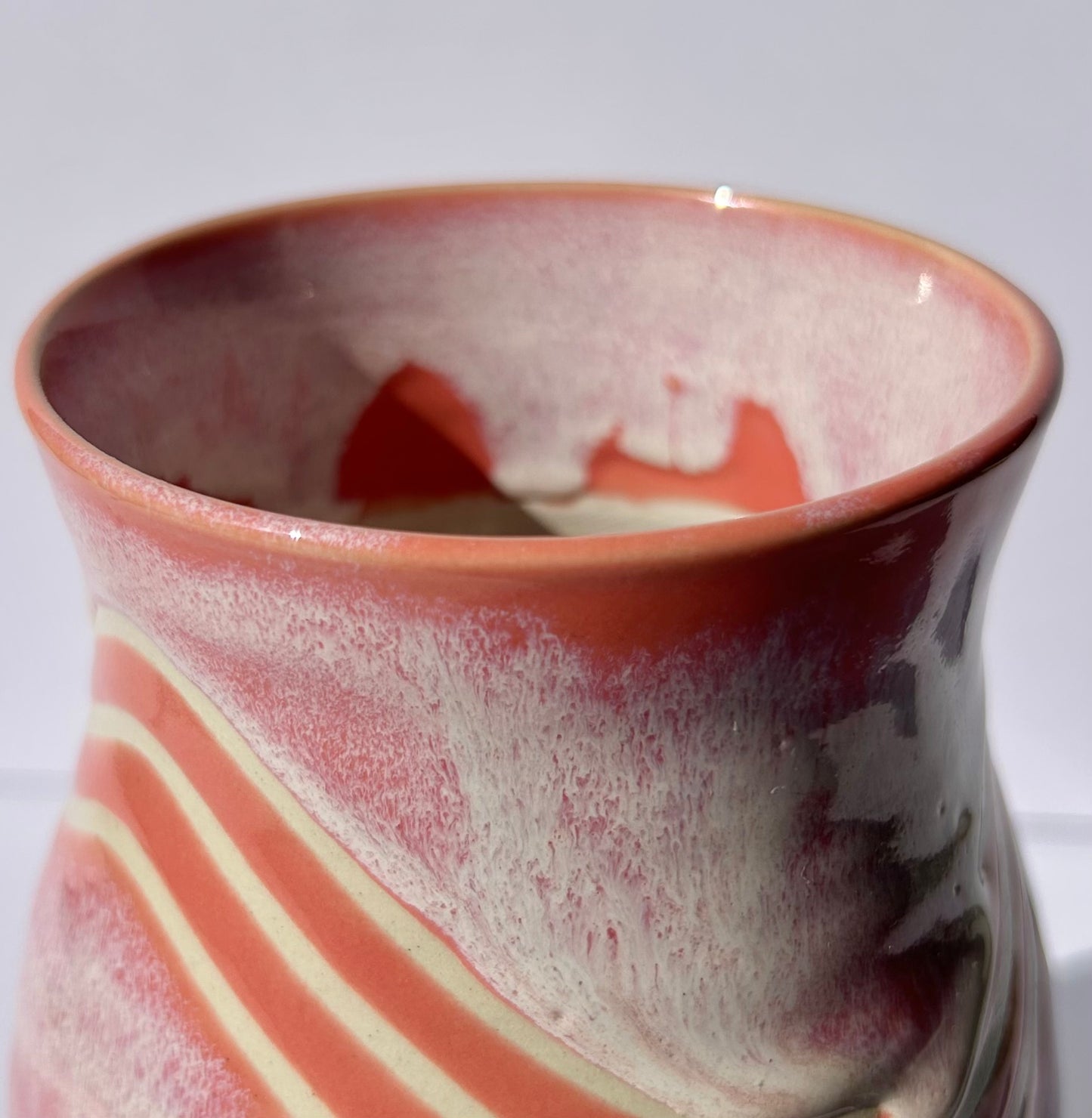 Pink Wave Vase