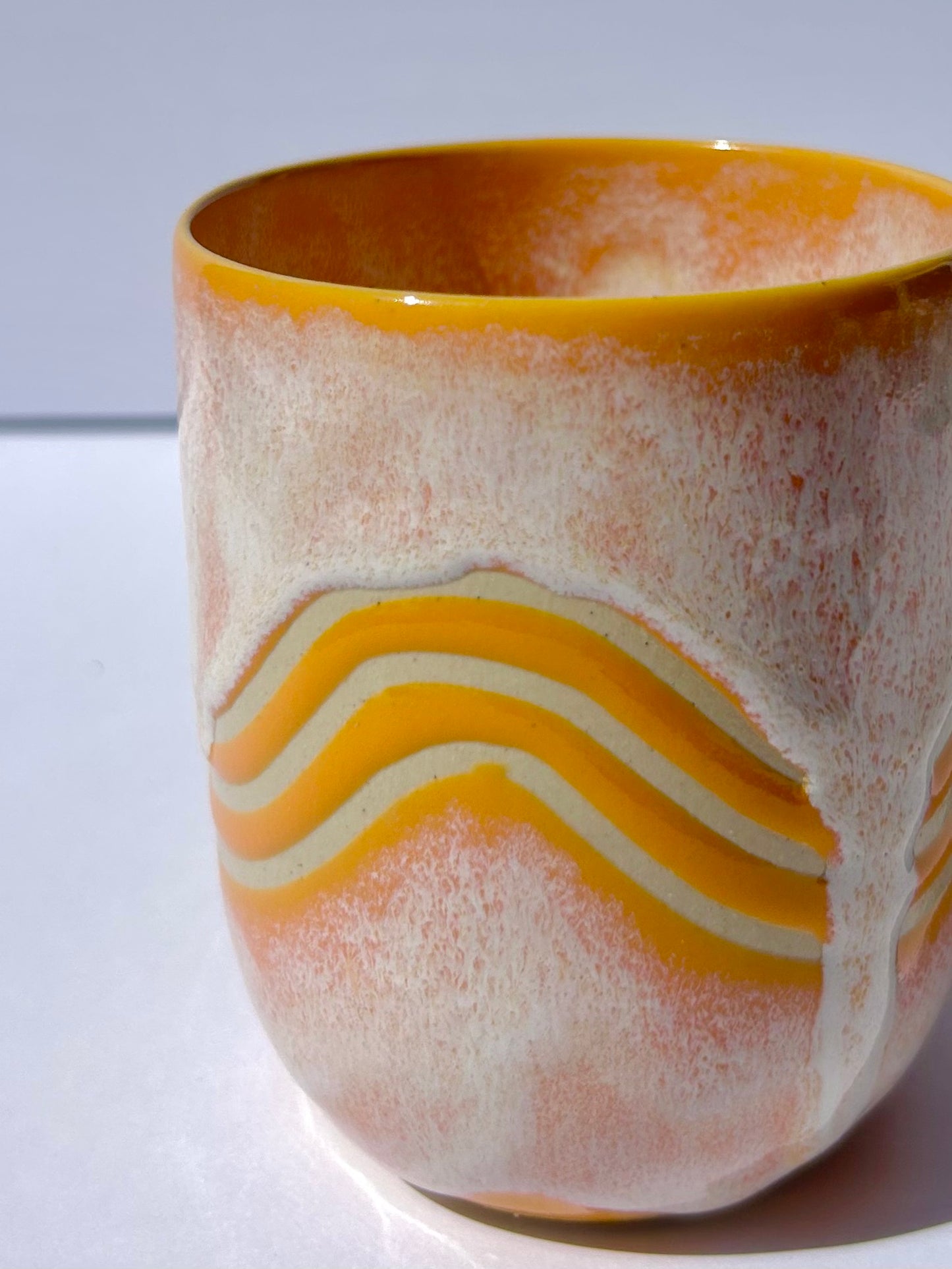 Orange Wave Mug #2