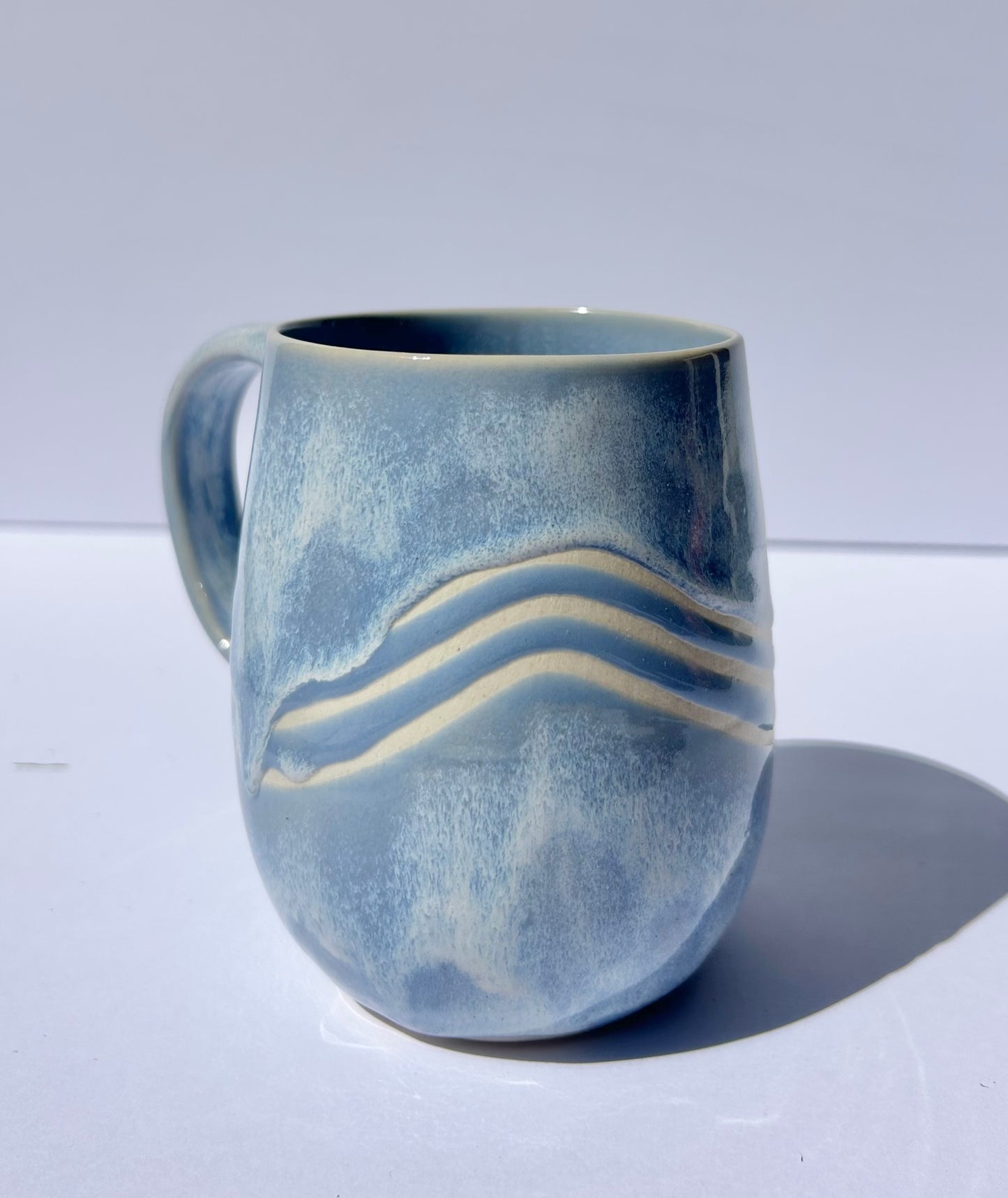 Periwinkle Wave Mug #1