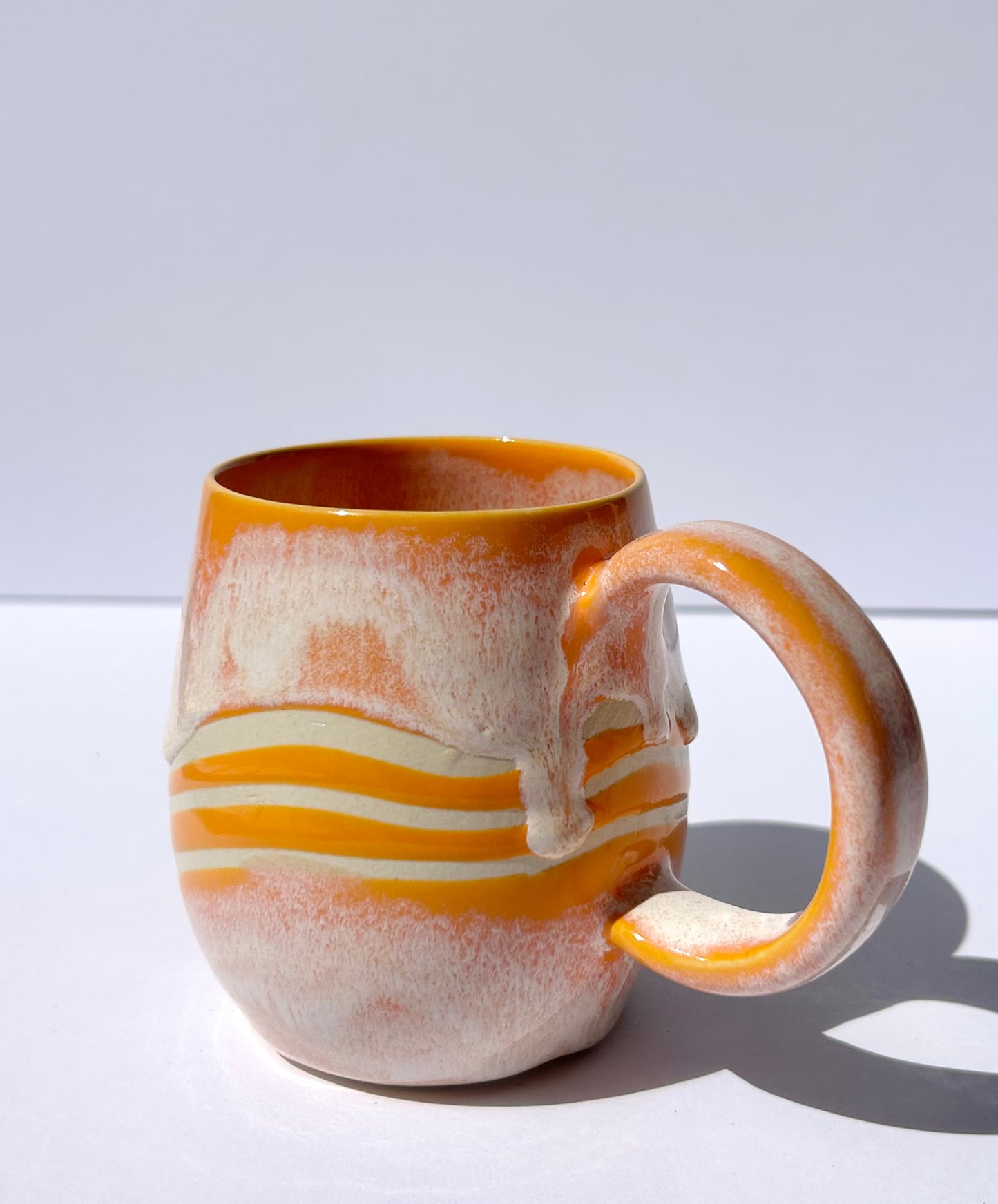 Orange Wave Mug #1