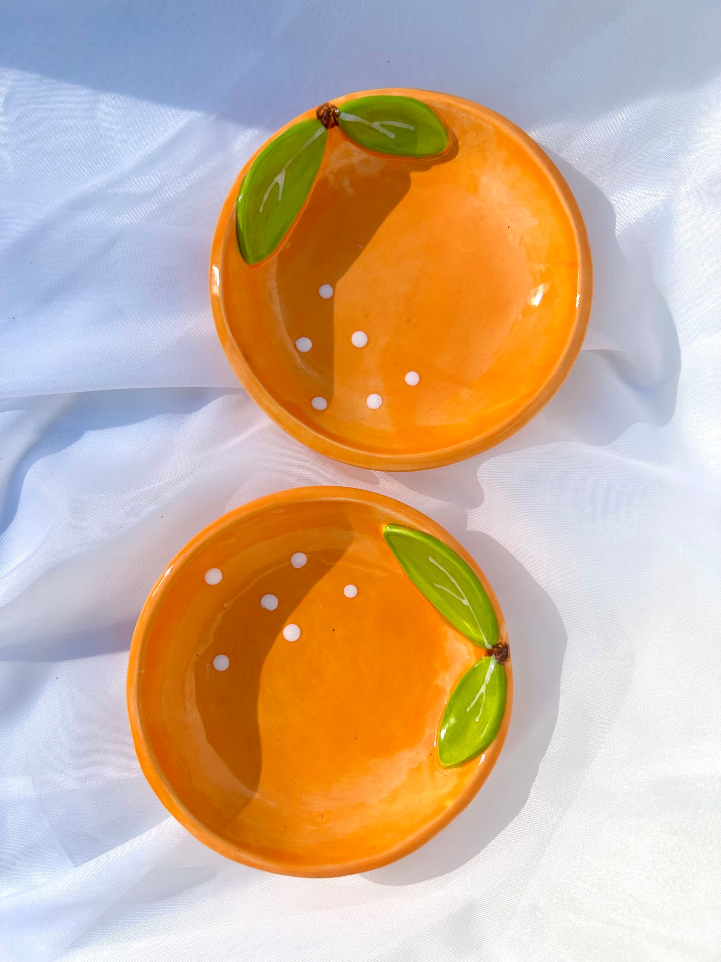 Tangerine Trinket Dish